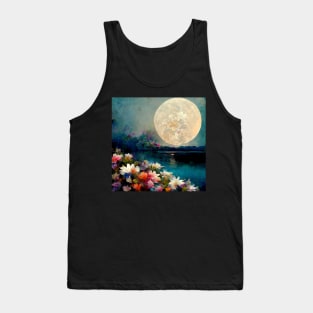 Flowers onthe Moon Tank Top